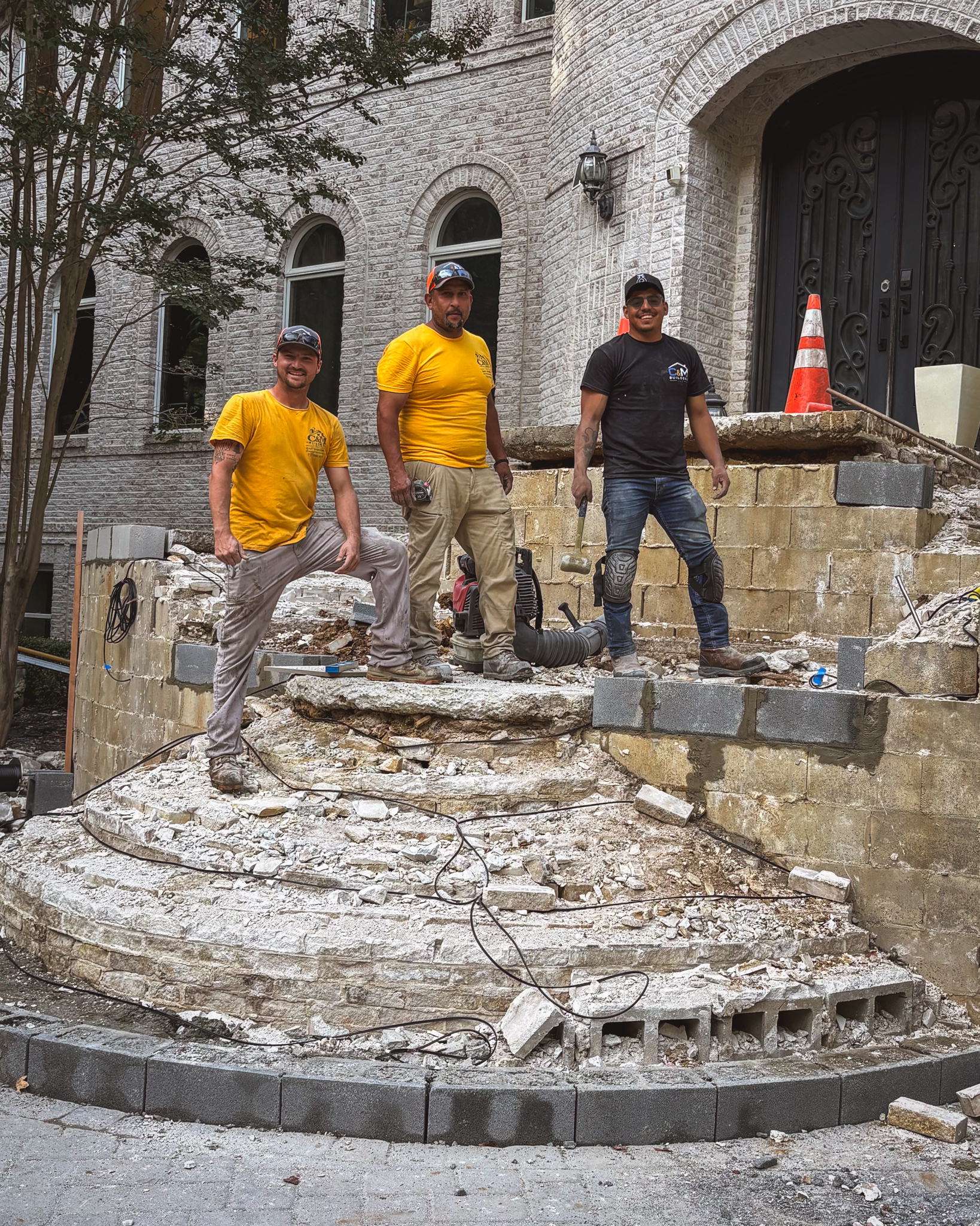 C&M Builders team photographed by Mattioli Media for its brand transformation and digital launch